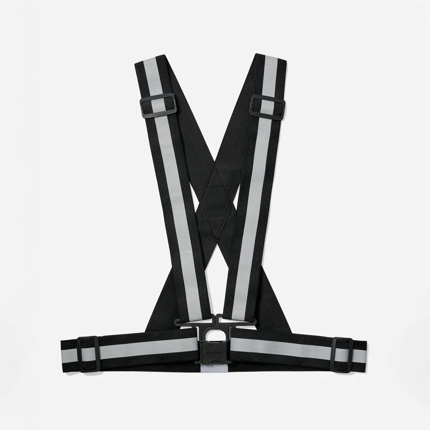 Bookman Reflective Cross Belt helkurtraksid, mustad