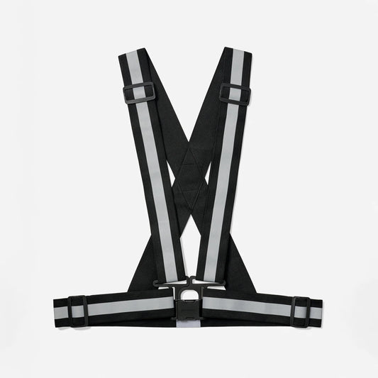 Bookman Reflective Cross Belt helkurtraksid, mustad