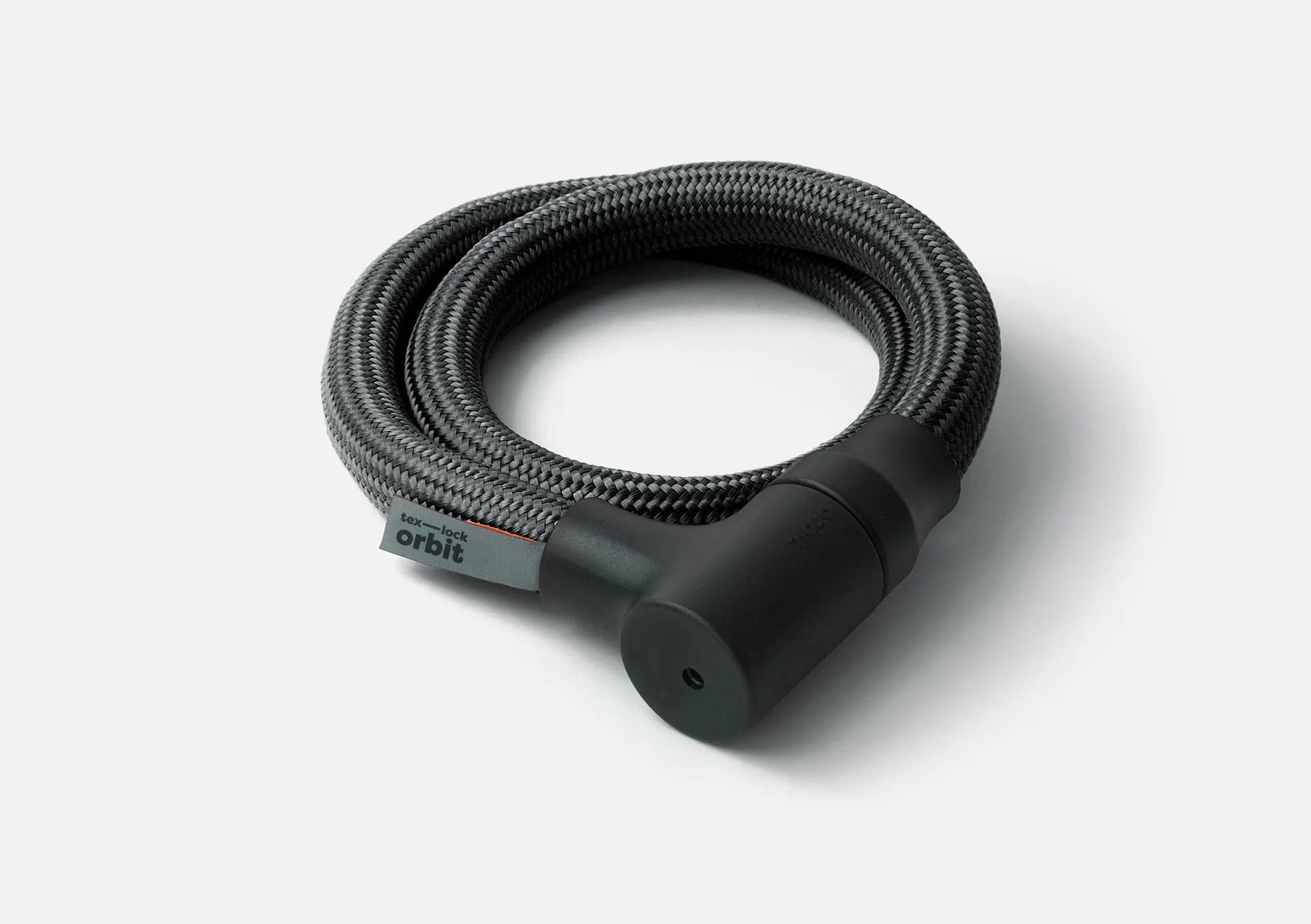 tex-lock Orbit (onyx black, 100 cm) Textile lock with integrated lock ...